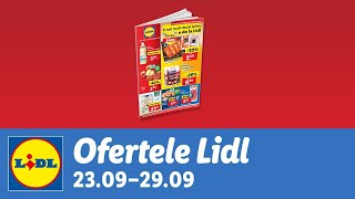 Ofertele saptamanii la Lidl • 23  29 Septembrie 2024 [upl. by Ahsatam583]