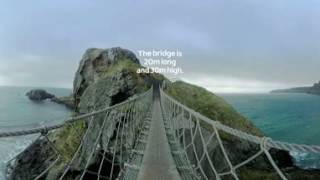 CarrickaRede Rope Bridge 360 video v5 [upl. by Merat]