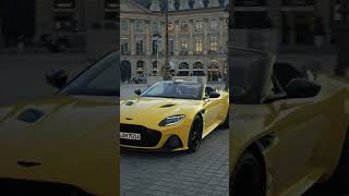 Aston Martin DBS Superleggera Volante in Paris 💛 [upl. by Peterus]