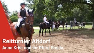 Reitturnier Altdorf Anna Krist und ihr Pferd Smilla möchten hoch hinaus [upl. by Fulbert]