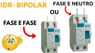 DR BIPOLAR FASE E NEUTRO OU FASE E FASE [upl. by Llehcim]