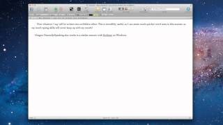 Scrivener 2 Basics  Using Scrivener with Dictation Applications [upl. by Ronnie605]