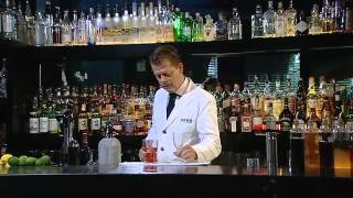 The Art Of Making Cocktails  Dubonnet coctail [upl. by Kenon906]