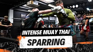 INTENSE Muay Thai Sparring [upl. by Hartnett]