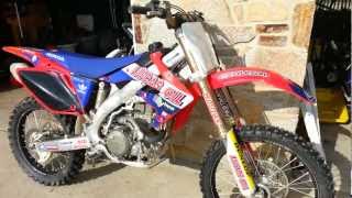 2005 Honda Crf450r WalkaroundStart up [upl. by Cacilia783]