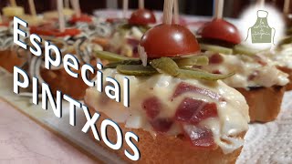 ESPECIAL PINTXOS VASCOS 1 4 pintxos para sorprender [upl. by Kiernan299]