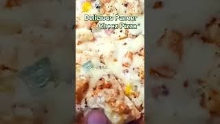 Recipe in hindiDelicious Paneer Cheez Pizza sortstreet food yt shortNazneens Desi Recipecook [upl. by Pegg]