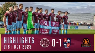 Taunton Town FC 01 Hampton amp Richmond Borough  Match Highlights [upl. by Nodnarg]