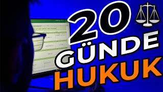 20 GÜNDE HUKUK KAZANABİLİRSİN ❗ yks [upl. by Pardo]