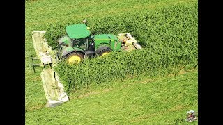 Mowing Sorghum Sudan Grass near Payne Ohio [upl. by Palmer362]