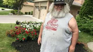 TIME LAPSE  Gardening With Dave  No Frills Was Clearing Out Their Hanging Baskets  Episode 2232 [upl. by Zizaludba732]