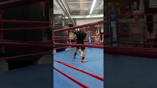 OLD FOOTAGE GLEASONS GYM SPARRING 154 POUNDS [upl. by Eiramesor]