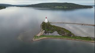 Kidston Lighthouse Baddeck  Nova Scotia Sept 2023 [upl. by Aurie]