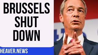 Farage Event BANNED By Brussels [upl. by Cheston]