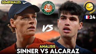 ANÁLISIS DEL ALCARAZSINNER SEMIFINALES ROLAND GARROS 2024  LA LUPA DE PDB [upl. by Fidellia119]