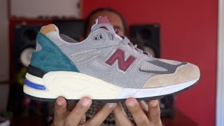 New Balance 990v2 quotGreyGreenquot M990CP2  Review  Sizing  On Foot  Made in USA 2021 [upl. by Helge]