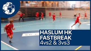 Fastbreak  Complex Training  Handballtraining Haslum HK  Handball inspires deutschenglish [upl. by Martreb772]