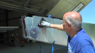 Preparing Aluminum for Aircraft Painting [upl. by Rima]