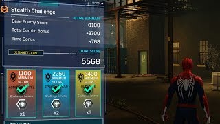 Hells Kitchen Stealth Challenge 2 of 2 Ultimate Level  Marvels SpiderMan [upl. by Freeman]