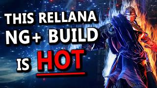 This Rellana Build is HOT Elden Ring DLC NG [upl. by Aniroz]