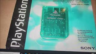 PS1 Official Memory Cards  Various info [upl. by Nnylharas108]