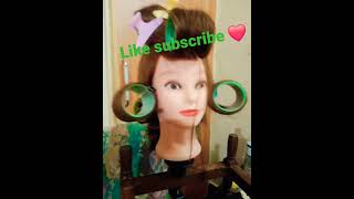 roller seting on hair  youtube short№ short video  ❤️❤️❤️ [upl. by Narol]