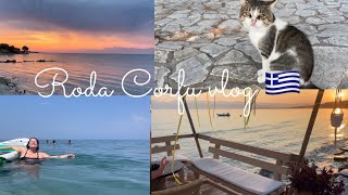 RODA CORFU HOLIDAY VLOG 🇬🇷 [upl. by Vareck]