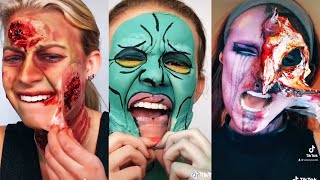 Removal of Special Effects SFX  Makeup vs No Makeup [upl. by Xxam]