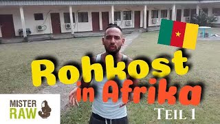 Willkommen in Kamerun  3 Wochen reine Rohkost in Afrika Ist das möglich [upl. by Neelrahc]