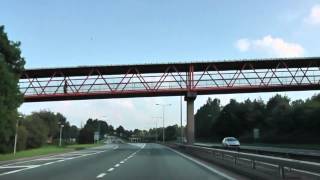 Driving Along Queensway A442 Telford and Wrekin England 26th August 2013 [upl. by Ratib646]