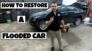 HOW TO RESTORE A FLOODED CAR [upl. by Ahsienad]