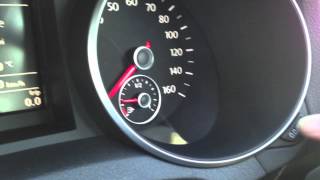 Time Clock setting on VW Golf Passat Tiguan Scirocco dash  How to [upl. by Samled]