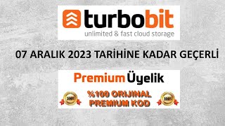 Turbobit Premium Hesap 19 Kasım 2023 [upl. by Ylloh885]