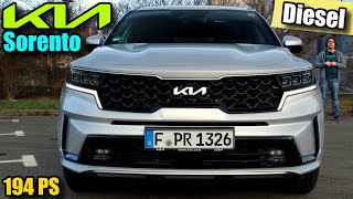 Kia Sorento 22 CRDi Diesel AWD 194 PS Platinum  Test Fahrbericht Review Verbrauch Infos deutsch [upl. by Zimmer]