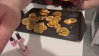 How to dry orange slices for homespun holiday decor [upl. by Waldron]