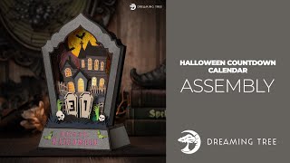 SVG File  Halloween Countdown Calendar  Assembly Tutorial [upl. by Rosenkrantz]