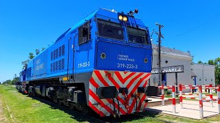 EMD J16CWAC 3192333 y G12W A601 de Trenes Argentinos Operaciones SOFSE rumbo al oeste [upl. by Malilliw549]