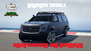 Unreleased Granger 3600LX Modifications and Gameplay  GTA Online The Contract [upl. by Narahs197]