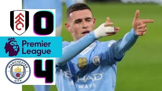 Fulham vs Man City 04 Highlights amp Goals 2024 HD [upl. by Fadas]