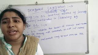 DELEGATED LEGISLATIONNEED FOR DLSECONDARY LEGISLATIONGENERAL LAWSTSNPDCL JPO SYLLABUSTELUGU [upl. by Yadsendew]