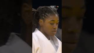 Paris2024  Elle a pas de temps à perdre SarahLéonie Cysique 😱 olympics judo [upl. by Denney950]