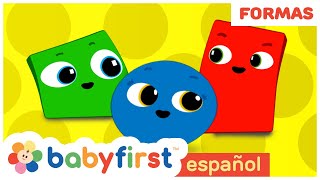 Aprende los colores con Formas  Videos Educativos para niños de 2 a 3 años  BabyFirst Español [upl. by Suirred]