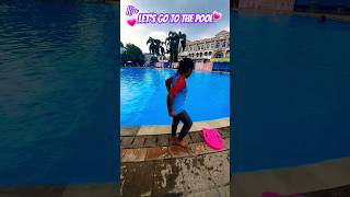 Lets go to the pool 🏊 swimming song 🏊 poolfun waterpark nurseryrhymes shortsviral fun [upl. by Corbet258]