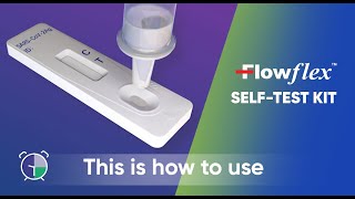 How to Use Flowflex Antigen Self Test at Home Operating instructions for Flowflex Self Testing Kit [upl. by Carolee]