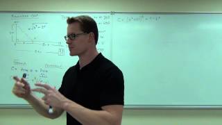 Calculus 1 Lecture 37 Optimization MaxMin Application Problems [upl. by Nolad]