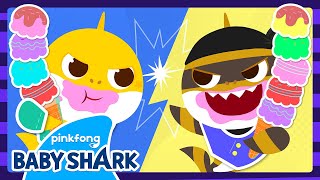 NEW This Ice Cream is Mine  Mischievous Thief Baby Shark  Ten Little Song  Baby Shark Official [upl. by Rudelson]