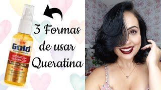 Como USAR A QUERATINA CORRETAMENTE 3 Formas De Usar QUERATINA No Cabelo [upl. by Jenny261]