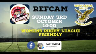 Fryston Ladies v West Leeds Ladies  Full Match  RefCam [upl. by Julietta]