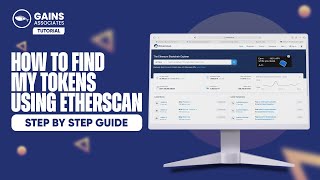 🔴ETHERSCAN How to Find Your Tokens  StepbyStep Instructions [upl. by Wadsworth]