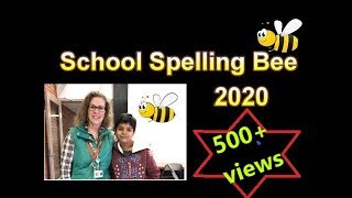 Champion  Spelling Bee 2020 School  Challenge  Try to spell  Scripps Spelling Bee 2020 [upl. by Miran]